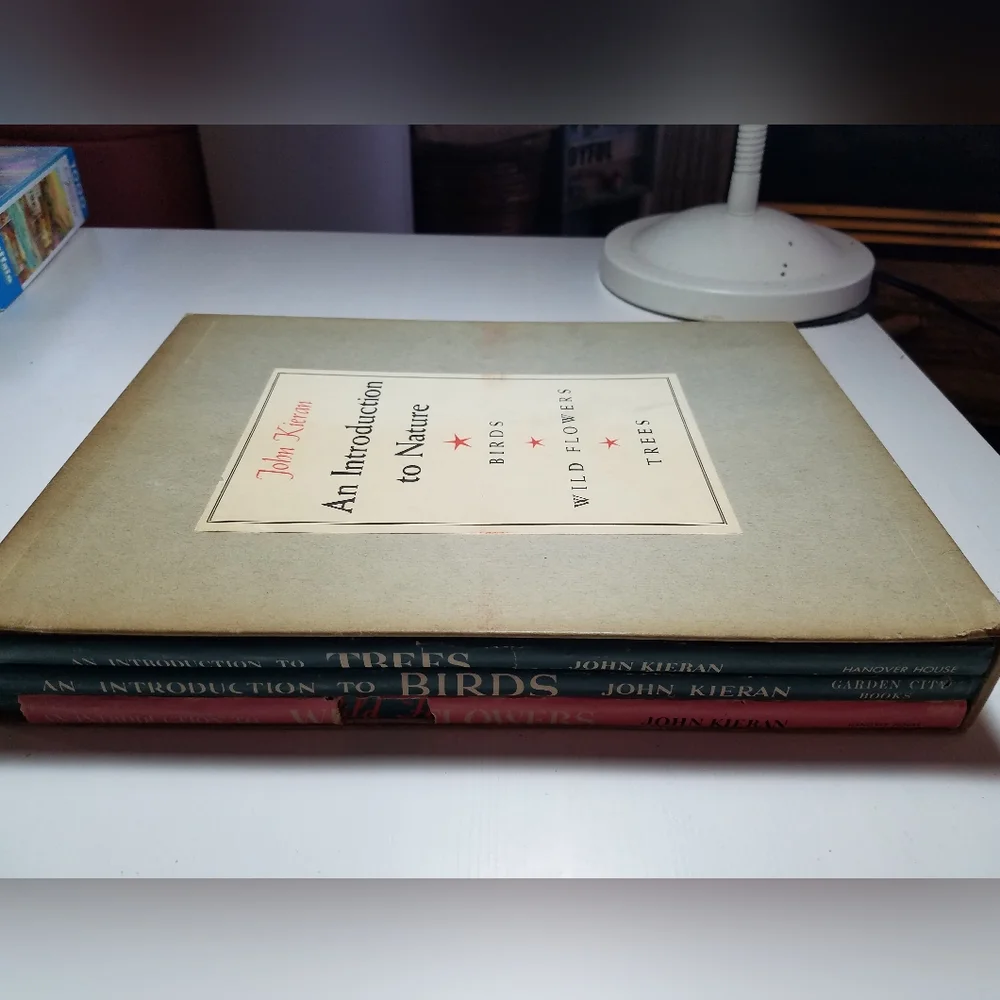 Rare 3 book set by John Kieran. An Intro to Nature. Birds, Wildflowers, Trees - Picture 10 of 11